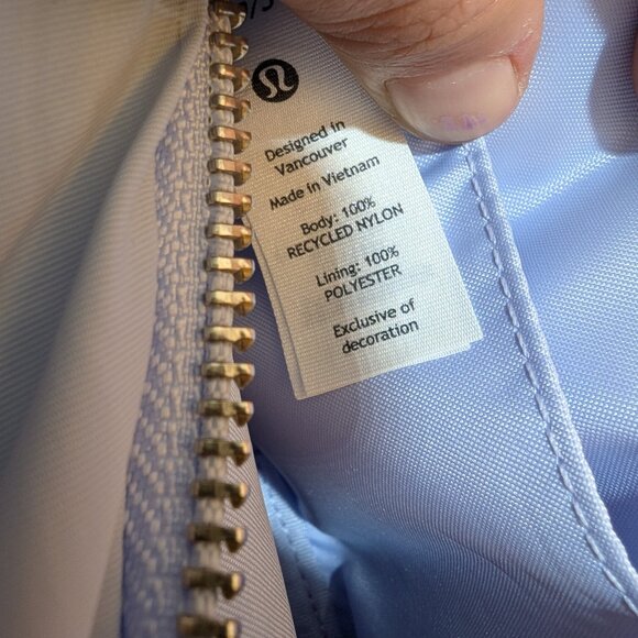 Lululemon Light Blue Dual Pouch Crossbody Bag for Women - Picture 7 of 9